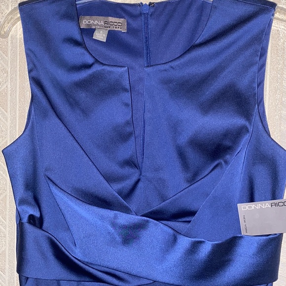 Beautiful Blue Dress by Donna Ricco NEW w/tags - Picture 10 of 15